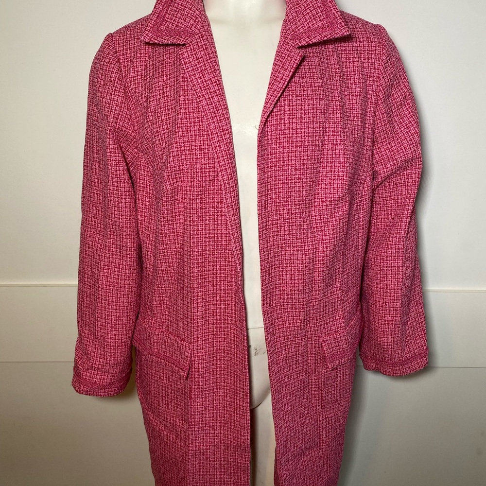 Vintage Women’s Pink stretch Tweed Coat
